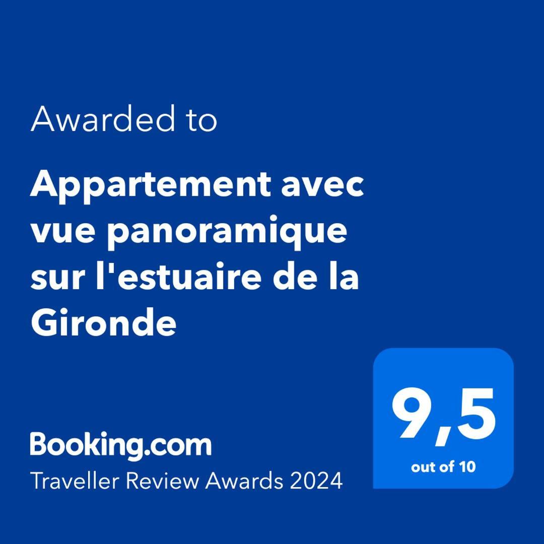 Appartement Avec Vue Panoramique Sur L'Estuaire De La Gironde Plassac  Eksteriør bilde